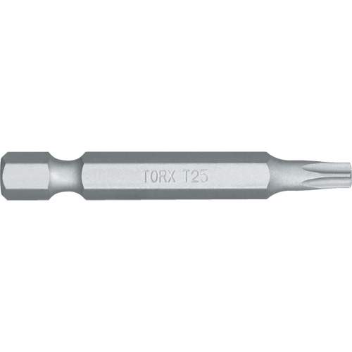Embout de tournevis, Torx, Embout T-25, Prise 1/4", Longueur 4-4/5" We Share Industrial Supply