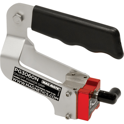 Serre-joints magn&eacute;tiques avec interrupteur, Longueur de 6", Diam&egrave;tre de 2", Capacit&eacute; de 60 lb We Share Industrial Supply