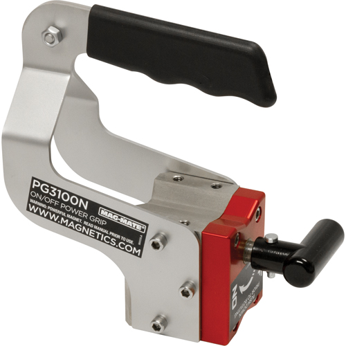 Serre-joints magn&eacute;tiques avec interrupteur, Longueur de 7-1/2", Diam&egrave;tre de 3-3/8", Capacit&eacute; de 100 lb We Share Industrial Supply