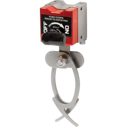 Crochets de suspension avec interrupteur, Longueur de 5-3/4", Diam&egrave;tre de 1-3/4", Capacit&eacute; de 35 lb We Share Industrial Supply