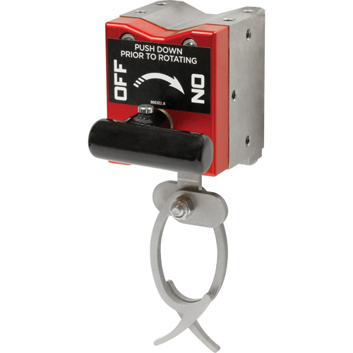 Crochets de suspension avec interrupteur, Longueur de 7-5/8", Diam&egrave;tre de 2-1/2", Capacit&eacute; de 110 lb We Share Industrial Supply