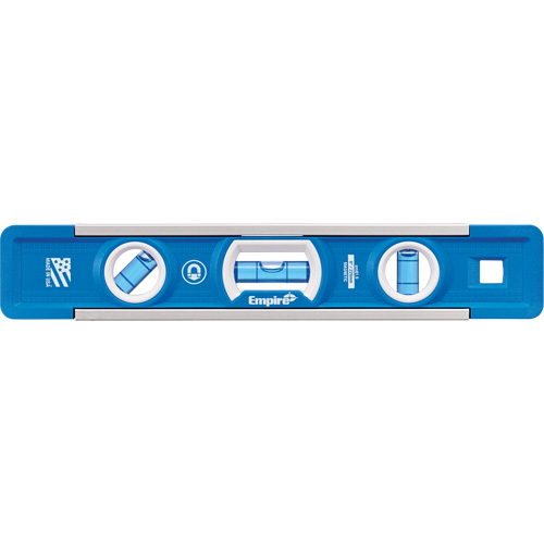 True Blue&reg; Torpedo Level, 9" L, Aluminum, 3 Vials, Magnetic We Share Industrial Supply