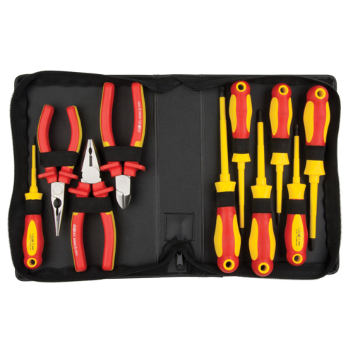 Insulated Tool Set, 1000 V, 10 Pcs We Share Industrial Supply