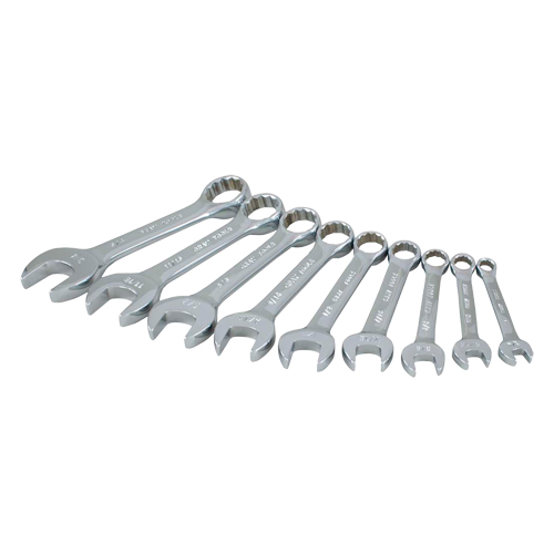 Jeu de cl&eacute;s courtes, Combinaison, 9 morceaux, Imp&eacute;rial We Share Industrial Supply