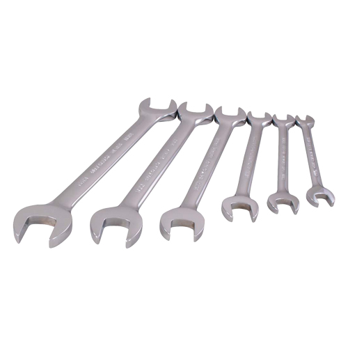Wrench Set, Open-Ended, 6 Pieces, Metric We Share Industrial Supply