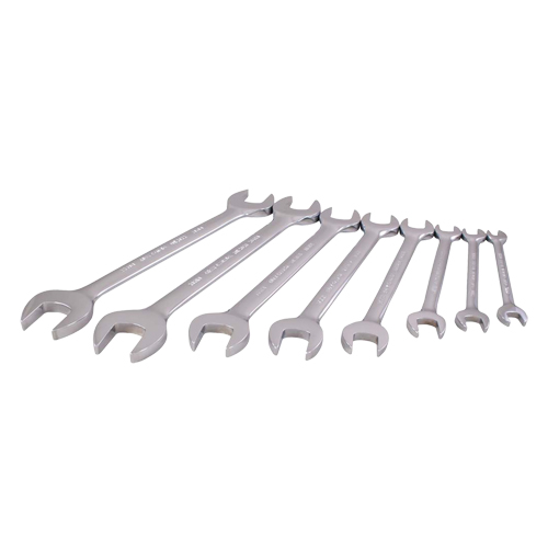 Wrench Set, Open-Ended, 8 Pieces, Metric We Share Industrial Supply