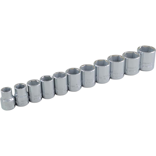 Jeu de douilles, 11 Mcx, Prise de 3/8" We Share Industrial Supply