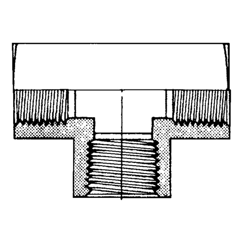 Raccord En T&eacute; Femelle, Laiton, 1/8" We Share Industrial Supply
