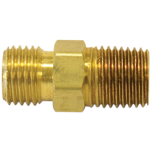Reducer/Adapter Fitting, 1/4" x 1/4" Dia, Brass We Share Industrial Supply