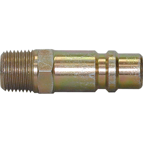 Quick Couplers - 1/2" Industrial, One Way Shut-Off - Plugs, 3/4" We Share Industrial Supply