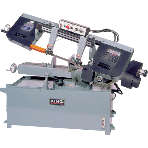 Metal Cutting Swivel Band Saws, Horizontal, Round 9" and  9" x 18" Rectangular Cutting Capacity We Share Industrial Supply