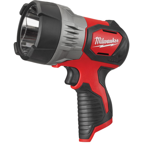 M12 Spotlight, LED, 750 Lumens, 4 Hrs. Run Time, Rechargeable Battery, Plastic We Share Industrial Supply