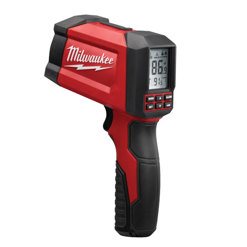 Infrared/Contact Temp-Gun Thermometer, -40°- 1472°F ( -40°-800°C ), 30:1, Adjustable Emmissivity We Share Industrial Supply