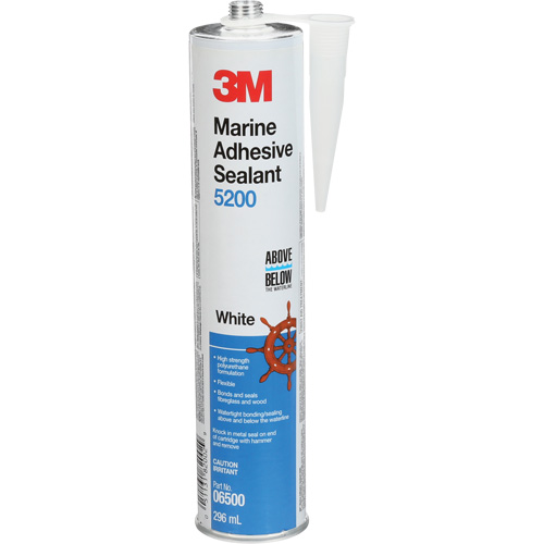 Adh&eacute;sif &eacute;tanche de calibre marin 5200, 378 ml, Blanc We Share Industrial Supply