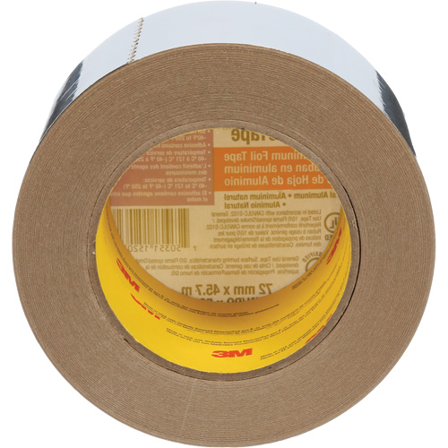 Ruban en aluminium Venture Tape, &eacute;paisseur 1,8 mils, 72 mm (3") x 45,7 m (150') We Share Industrial Supply