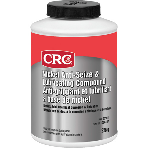 Nickel Anti-Seize Lubricating Compound, 226 g, 425°F (218°C) Max. Effective Temperature We Share Industrial Supply