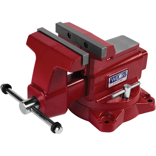 Utility HD Bench Vise, 6-1/2" Jaw Width, 4-1/4" Throat Depth We Share Industrial Supply
