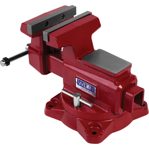 Utility HD Bench Vise, 6-1/2" Jaw Width, 4-1/4" Throat Depth We Share Industrial Supply