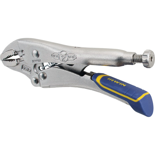 Fast Release Locking Pliers with Wire Cutter, 5" Length, Curved Jaw We Share Industrial Supply