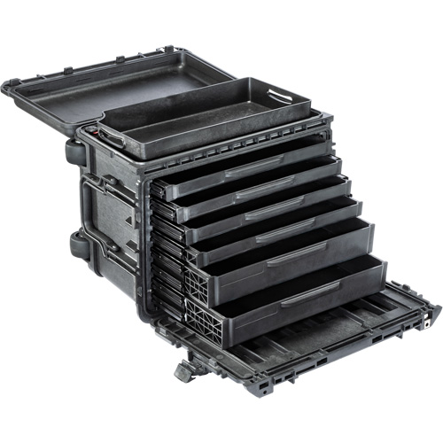 Gen 2 Mobile Tool Chest, 24" W, 7 Drawers, Black We Share Industrial Supply