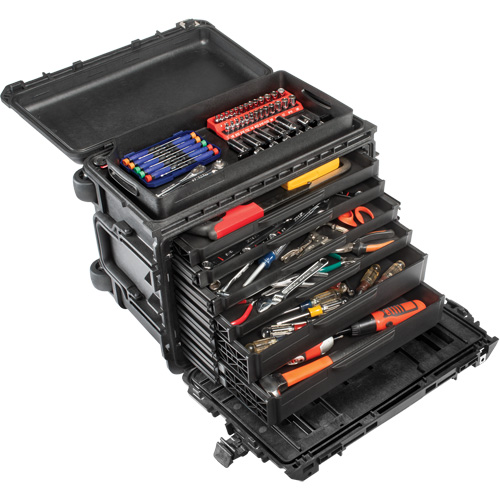 Gen 2 Mobile Tool Chest, 24" W, 6 Drawers, Black We Share Industrial Supply