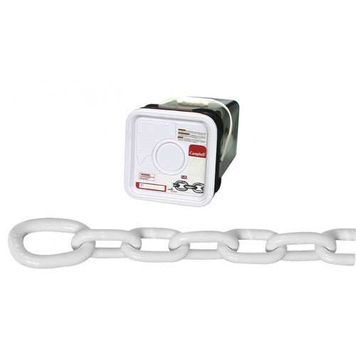 System 3 Anchor Lead Proof Coil Chain, Low Carbon Steel, 5/16" x 75' (22.9 m) L, Grade 30, 1900 lbs. (0.95 tons) Load Capacity We Share Industrial Supply
