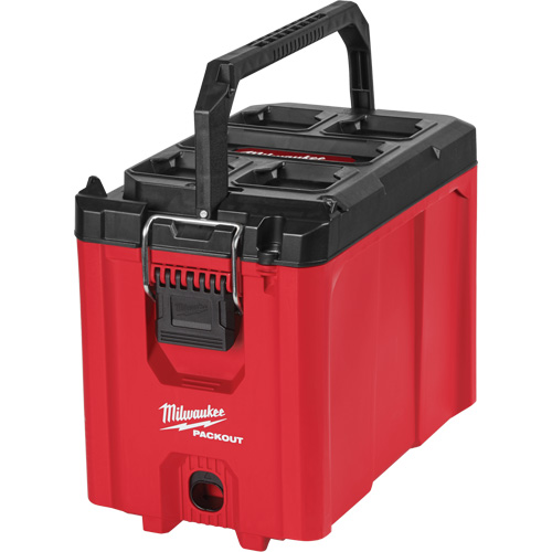 Packout Compact Tool Box, 10" x 16-1/5" x 13", Black/Red We Share Industrial Supply