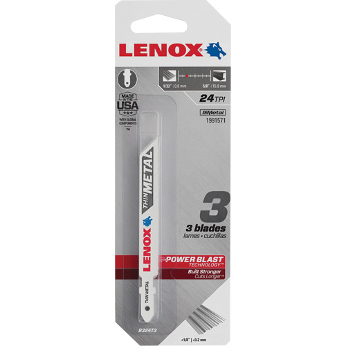 Metal Cutting Jigsaw Blade, Bi-Metal, T-Shank, 3-5/8" L, 6 TPI We Share Industrial Supply
