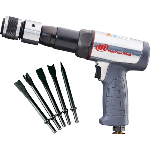 Ensemble de marteau pneumatique, 23,8 pi³/min, 1/4" NPTF, 2530 coups/min, 3/4" x 3-1/2" (19 mm x 89 mm) We Share Industrial Supply