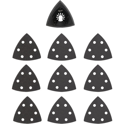 3-1/2" Open-Lok Triangle Sanding Pad Kit We Share Industrial Supply
