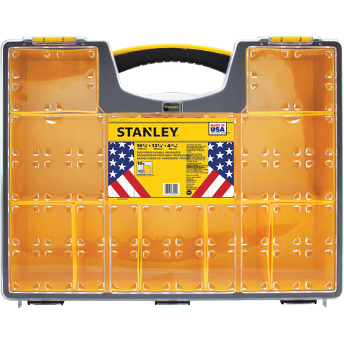 Organisateur profond pour professionnel, 17-1/2" la x 4-1/2" p x 14" h, Noir/Jaune We Share Industrial Supply