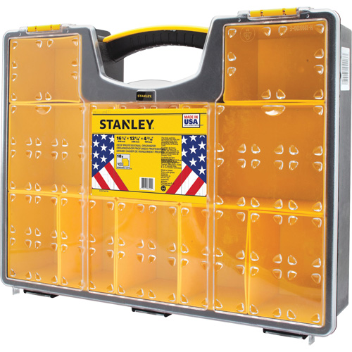 Organisateur profond pour professionnel, 17-1/2" la x 4-1/2" p x 14" h, Noir/Jaune We Share Industrial Supply