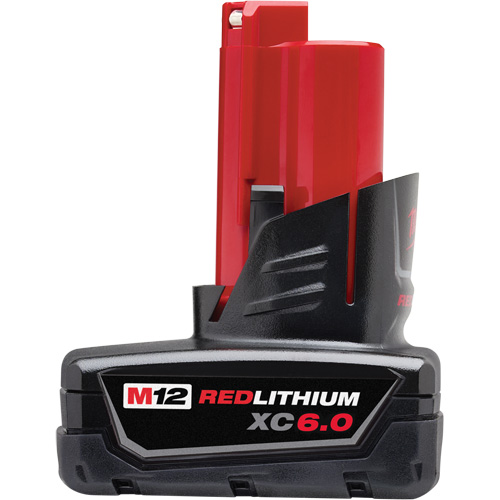 Bloc-piles M12 Redlithium XC 6.0, Lithium-ion, 12 V, 6 Ah We Share Industrial Supply