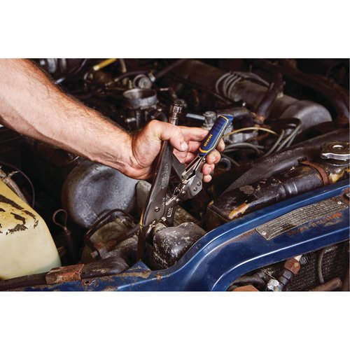Vise-Grip&reg; Fast Release 10CR Locking Pliers, 10" Length, Curved Jaw We Share Industrial Supply