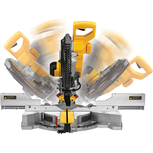 Double-Bevel Sliding Compound Mitre Saw, 12", 15 A, 120 V We Share Industrial Supply