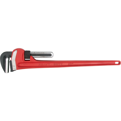 Cl&eacute;s &agrave; tuyaux, Cap des m&acirc;choires 5", Longueur 36", Fini Rev&ecirc;tement en poudre, Prise Ergonomique We Share Industrial Supply