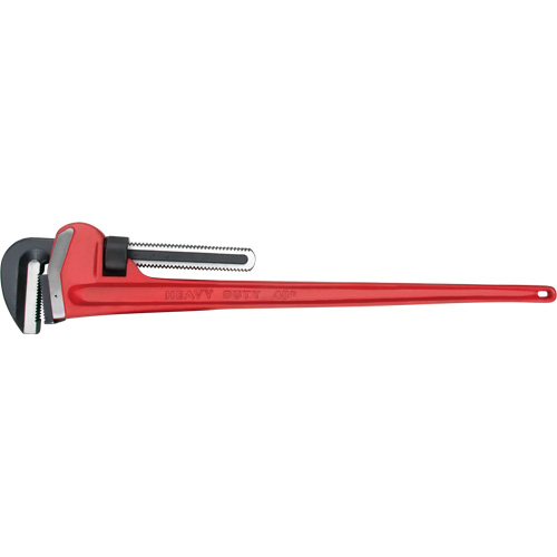 Cl&eacute;s &agrave; tuyaux, Cap des m&acirc;choires 6", Longueur 48", Fini Rev&ecirc;tement en poudre, Prise Ergonomique We Share Industrial Supply
