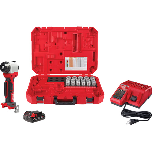 Trousse de pince &agrave; d&eacute;nuder M18 avec 17 bagues en cuivre THHN/XHHW We Share Industrial Supply