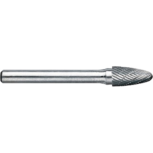 DRILLCO Magnum Double Cut Solid Carbide Burr, SG-5, 1/2" Dia., 1/4" Shank, 1" Depth of Cut We Share Industrial Supply