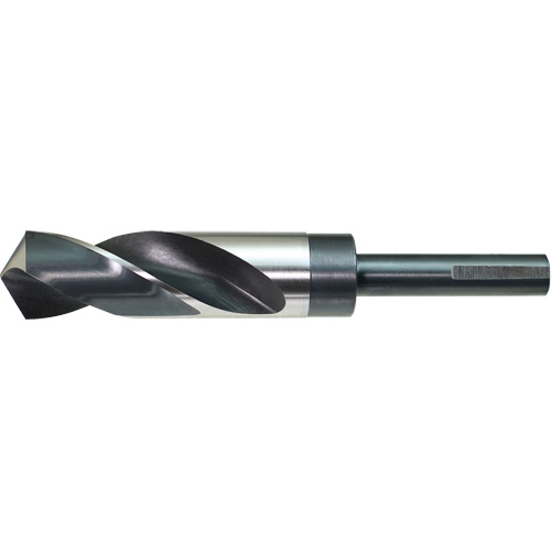 DRILLCO Reduced Shank Drill Bit, 9/16", High Speed Steel, 3" Flute, 118° Point We Share Industrial Supply