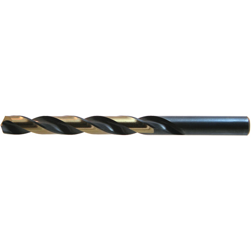 DRILLCO Heavy-Duty Jobber Drill, High Speed Steel, A, 3-7/8" L, 2-5/8" Flute, 135° Point Angle We Share Industrial Supply
