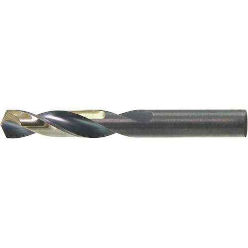 Foret extra court DRILLCO, 1/16", Acier rapide, Cannelure 5/8", Pointe de 135° We Share Industrial Supply