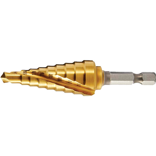 DRILLCO #3 Step Drill, 3/16" - 7/8" , 1/16" Increments We Share Industrial Supply
