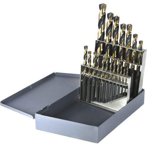DRILLCO Metric Jobber Length Drill Bit Set, 19 Pieces, High Speed Steel We Share Industrial Supply