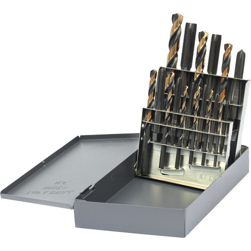 DRILLCO Tap & Drill Set, 18 Pieces We Share Industrial Supply