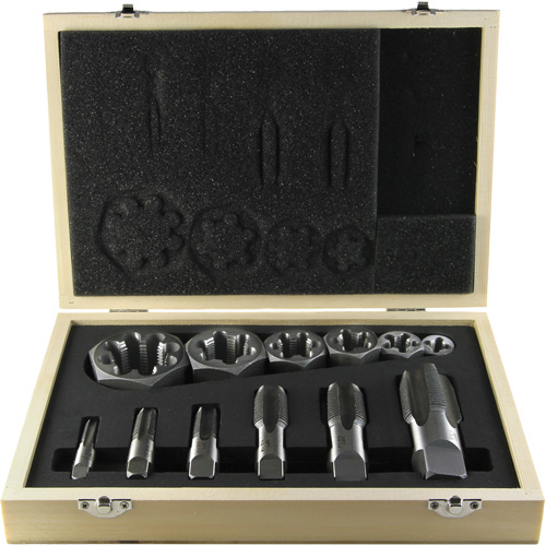 Jeu de tarauds pour tuyau DRILLCO, 12 Morcea We Share Industrial Supply