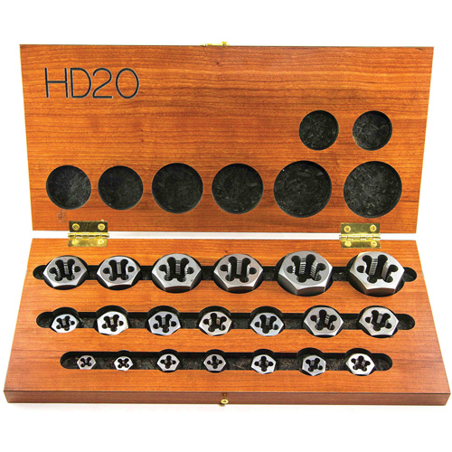 Jeu de fili&egrave;res hexagonales &agrave; fileter DRILLCO, 20 Morcea We Share Industrial Supply
