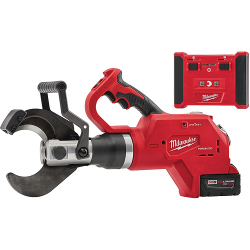 Coupe-c&acirc;ble pour c&acirc;bles souterrains de 3" M18 Force Logic avec t&eacute;l&eacute;commande sans fil We Share Industrial Supply