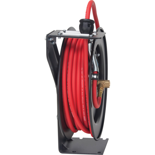 Hose Reel, Air/Water, 1/4" x 35', Single Hose, 300 psi We Share Industrial Supply