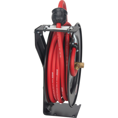 Hose Reel, Air/Water, 3/8" x 25', Single Hose, 300 psi We Share Industrial Supply